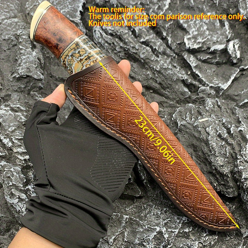 

1pc Durable Universal Knife Sheath - Large Size, Excluding Knives