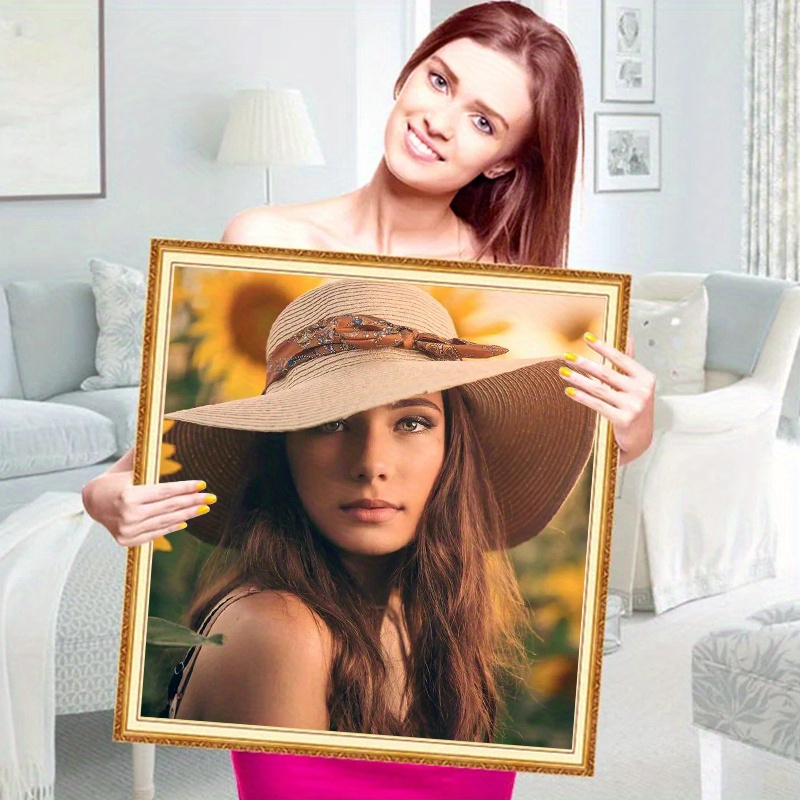 Customized Photo Diy Diamond Art Painting Kit 5d Full Temu Canada