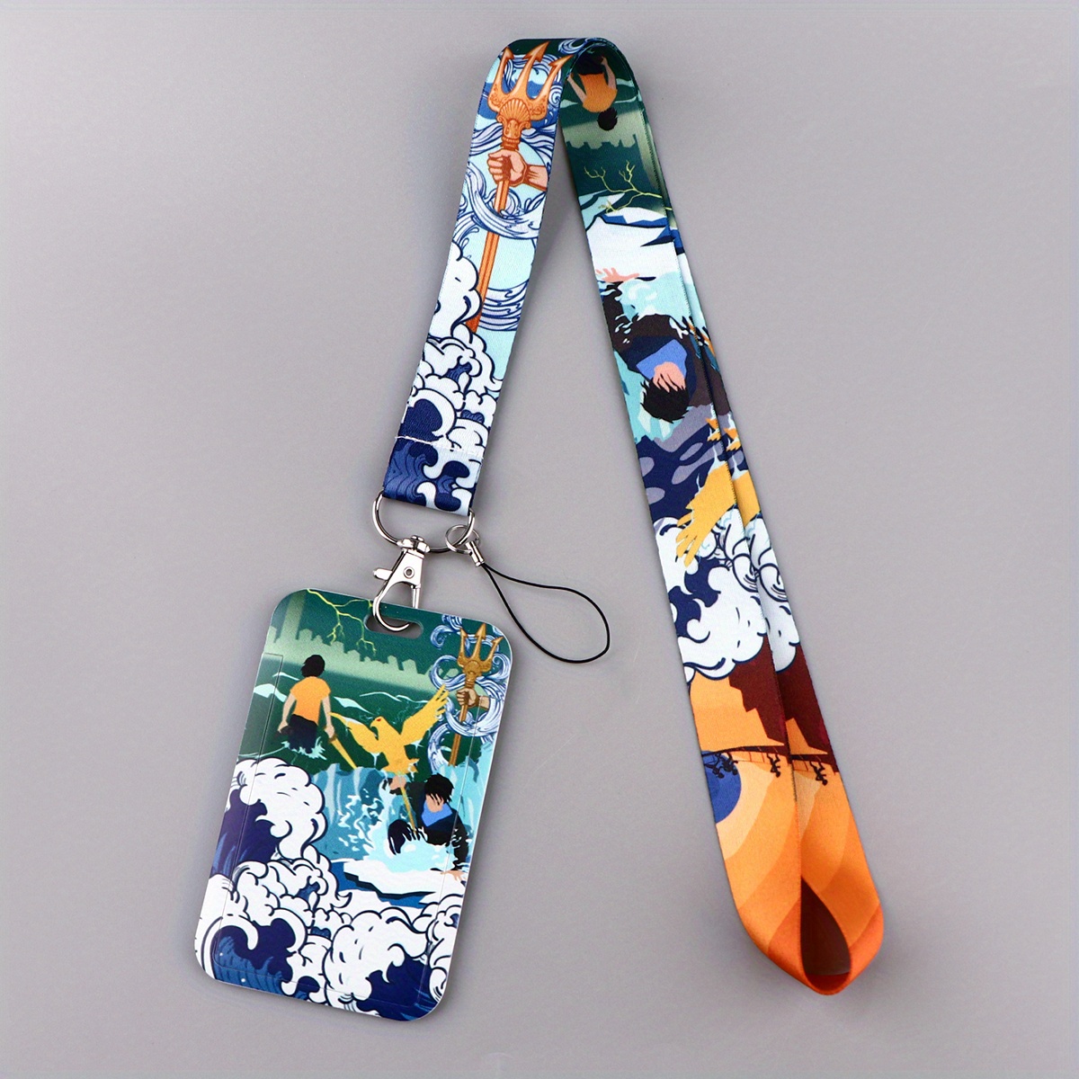 2pcs Dragon Ball Lanyard with Card Holder Neck Strap with ID Badge