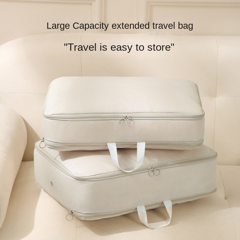 

Large Capacity Travel Bag, Nylon Material, Clothing Organizer For Packing And Storage