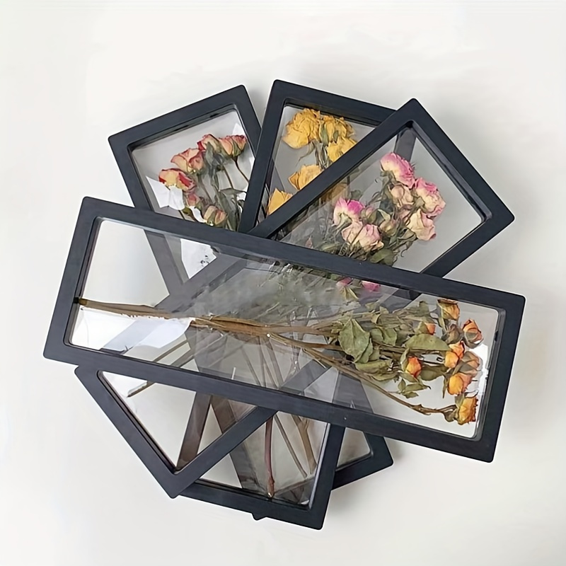 

1pc, Dried Flower Storage Photo Frame And Display Stand - Diy Home Decoration And Holiday Gift Box (flowers Not Included)