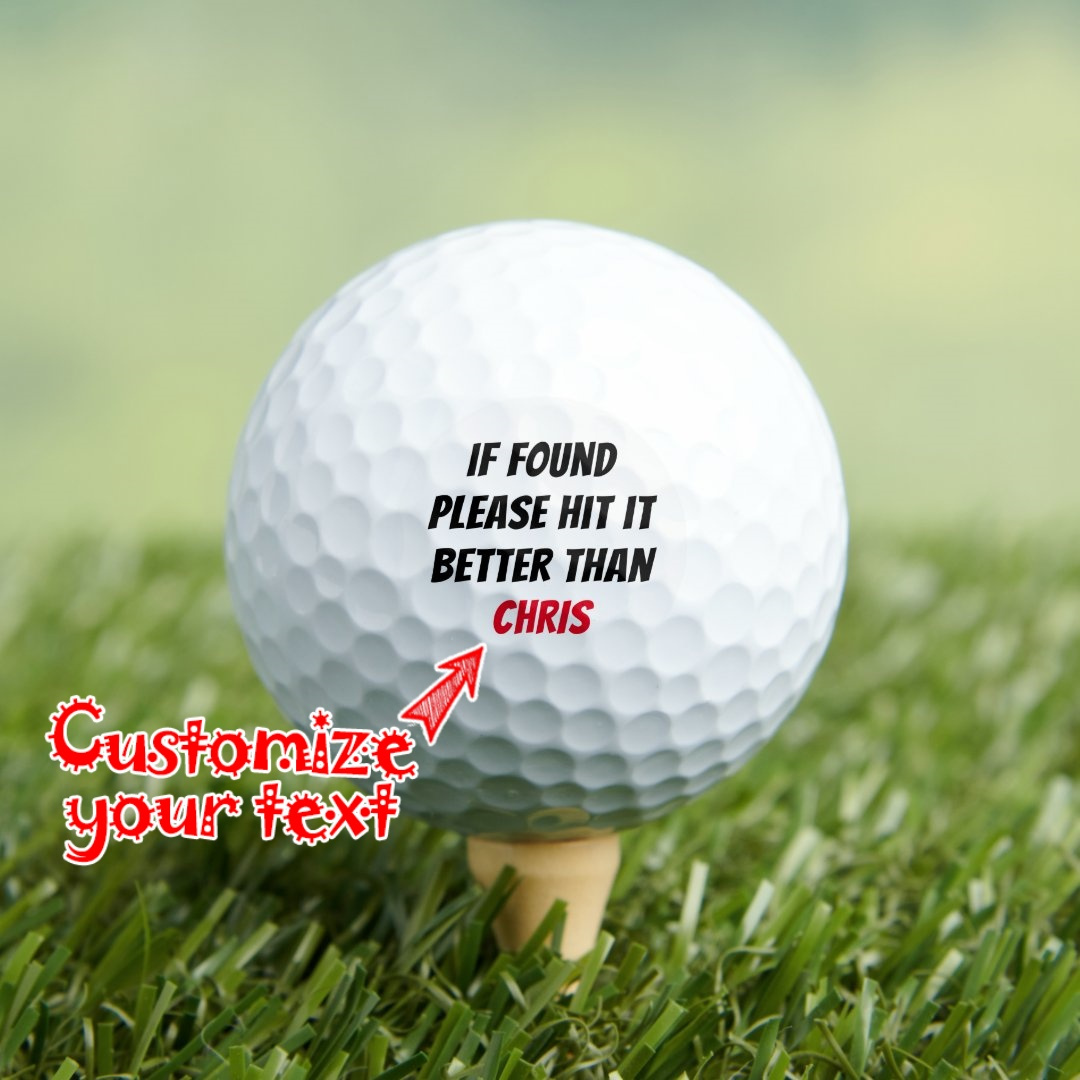 

Customized Golfer's Personalized Double-layer Golf Balls With A Twist, Indoor And Outdoor Putting Practice Custom Golf Ball Accessories