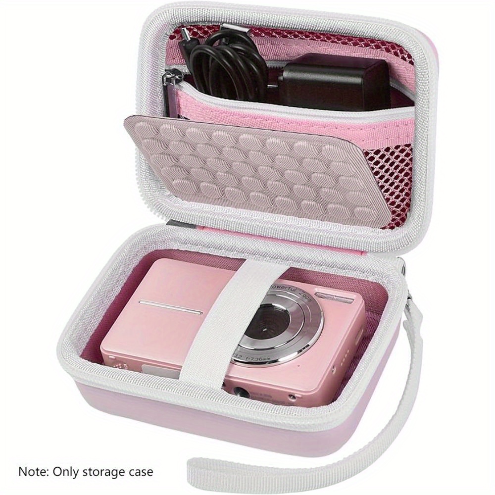 

Digital Camera Case Compatible With /for /for /for Kaisoon/for /for Powershot Elph 180 190/ For Dscw800 Dscw830 Cameras (pink)