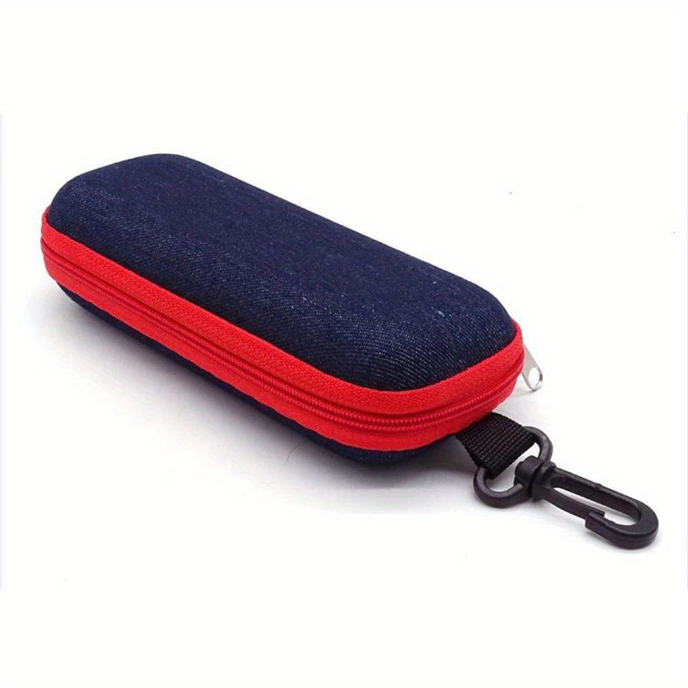 Denim Case With Zipper & Hook - Portable, Stylish Storage Box For Men, , Storage Box