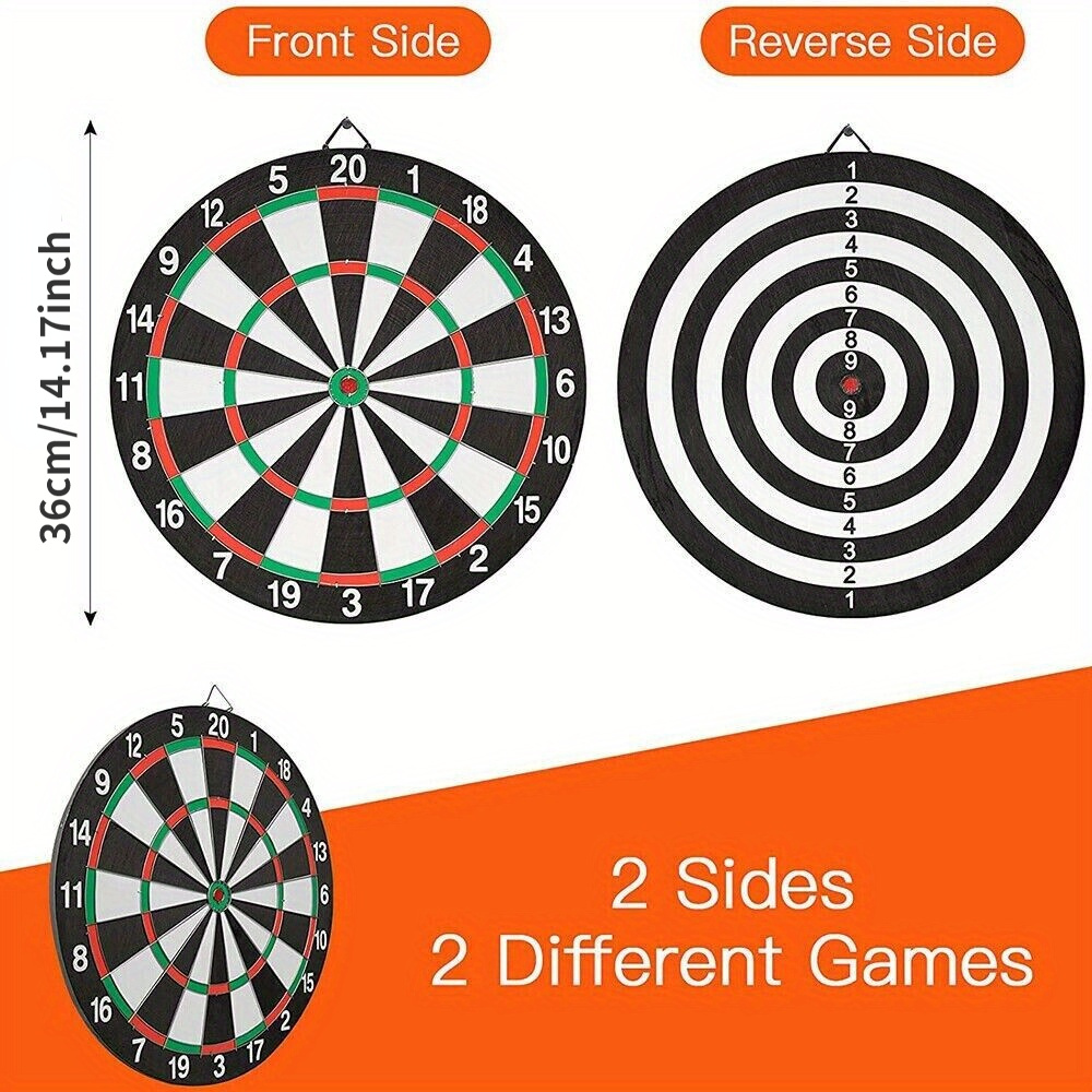 1 set 6pcs and 1pc board set durable target set for indoor outdoor sports games details 3
