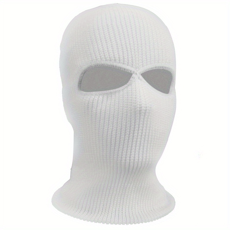 1pc Winter Warm Balaclava Hat, Full Face Cover Hood For Men Women, Windproof Cold Weather Outdoor Beanie