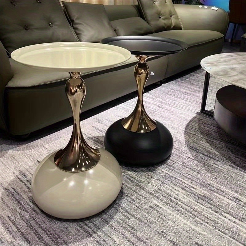 exclusive 1pc Modern Italian Space-Saving Corner Coffee Table with Metal Tabletop & Assembly - Multifunctional Compact Suitable for Small Apartments, Living Room, Bedside - Wood-Free (Ideal for Urban Dwellers) 17 1pc Modern Italian Space-Saving Corner Coffee Table with Metal Tabletop & Assembly - Multifunctional Compact Suitable for Small Apartments, Living Room, Bedside - Wood-Free (Ideal for Urban Dwellers)