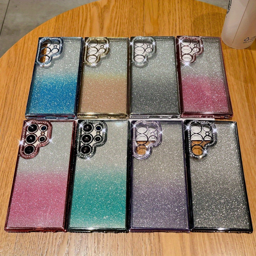 

Sparkling Gradient With Rhinestones Suitable For Samsung S21 S22 S23 S24 + Ultra