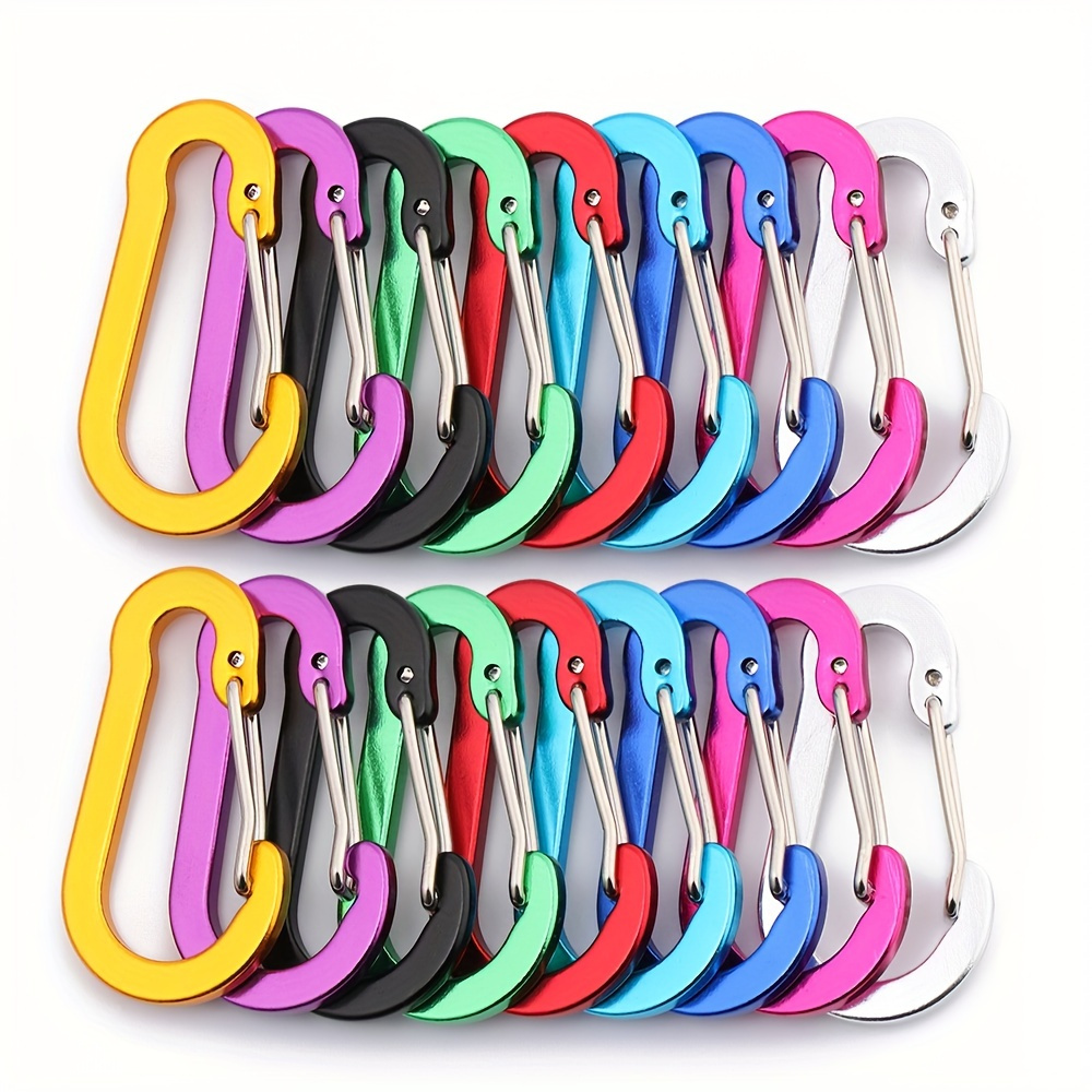 D shaped Aluminum Alloy Carabiners Perfect For Outdoor - Temu