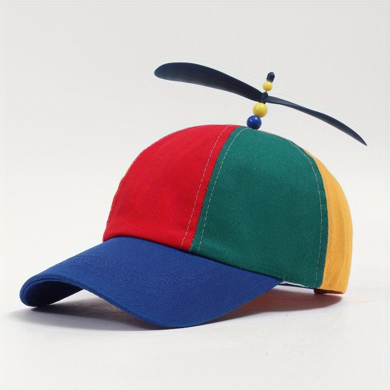 Rainbow Propeller Hat Baseball - Fun And Colorful Headwear For Outdoor  Activities - Temu