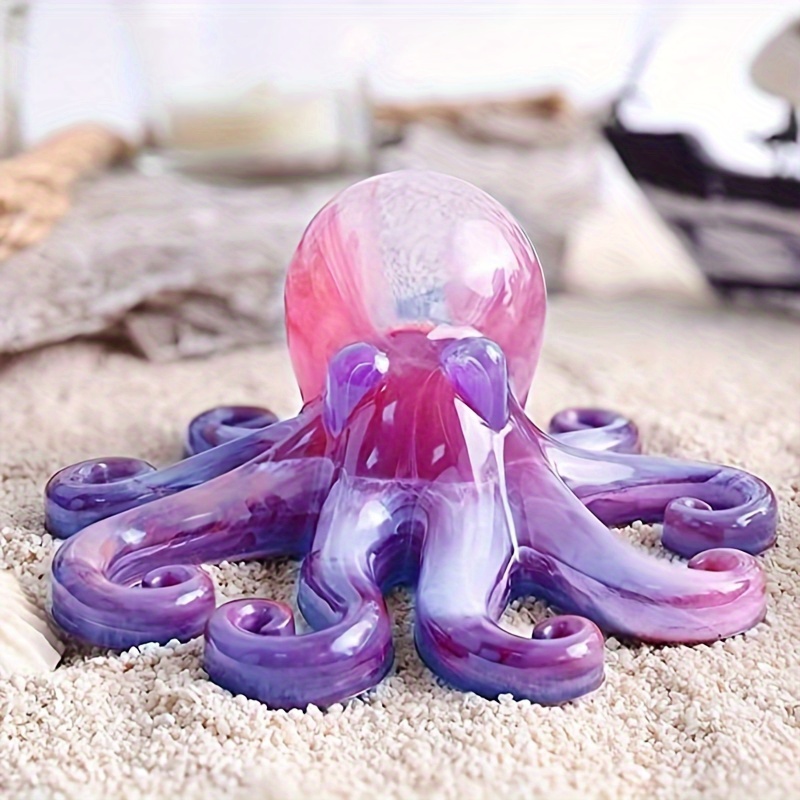 

1pc/2pcs Flexible Octopus Silicone Molds For Resin Casting, Create Unique 3d Oceanic Crafts & Coastal Home Decor, Diy Sea Animal Ornament Plaster Ornament Making Tools