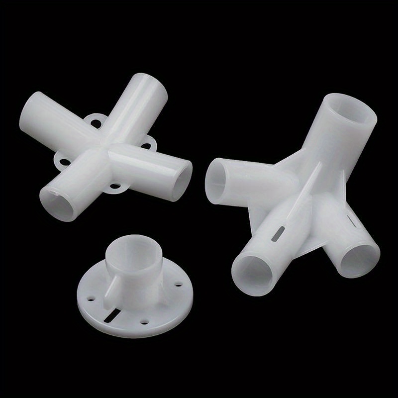 

9pcs Pvc Greenhouse Fittings, Connector Kits For Garden Frame Building, Sturdy Plant Support Structures Accessories