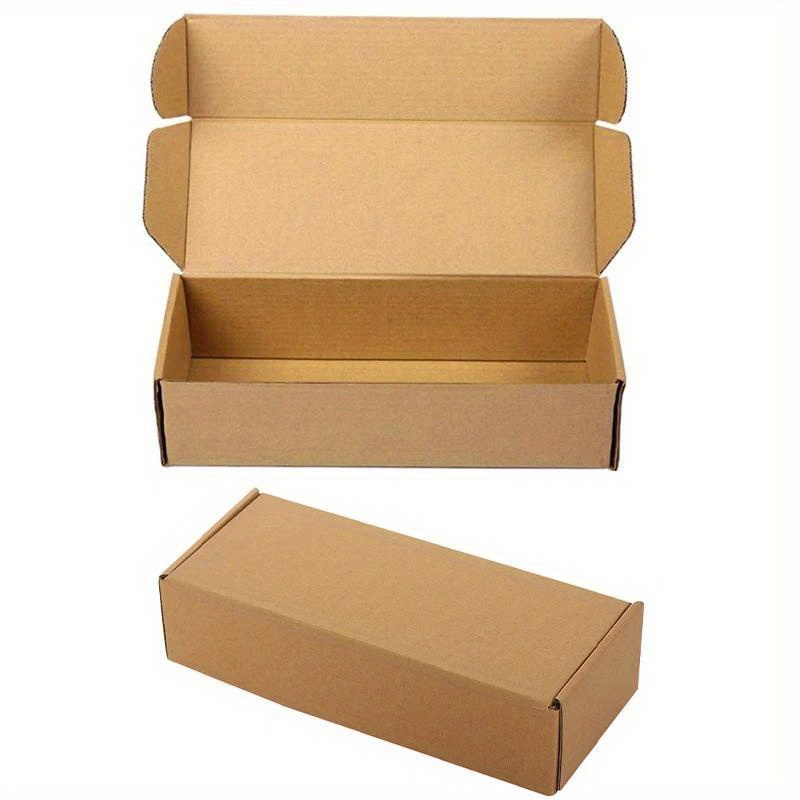 

45-pack Durable Corrugated Cardboard Boxes - Multipurpose Shipping And Gift Packing Solution, Brown Paper Aircraft Carton, Secure Packaging For Glassware And Delicate Items