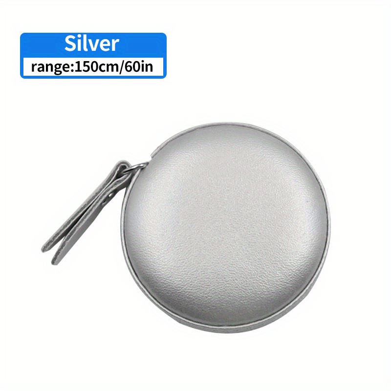 TEMU 1pc Pu Leather Mini Tape Measure - A Stylish & Creative Gift For Home Measuring & Sewing