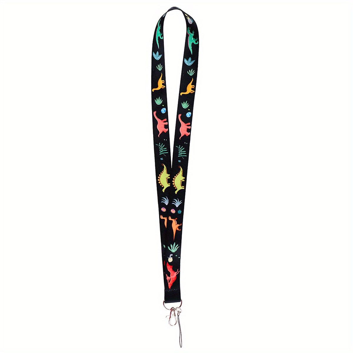Image of 2d 1pc Dinosaur Lanyard For Keys Keyring Cute Cartoon Neck Straps Id Badge Holder Phone Charm Animal Keychain Additions Gift