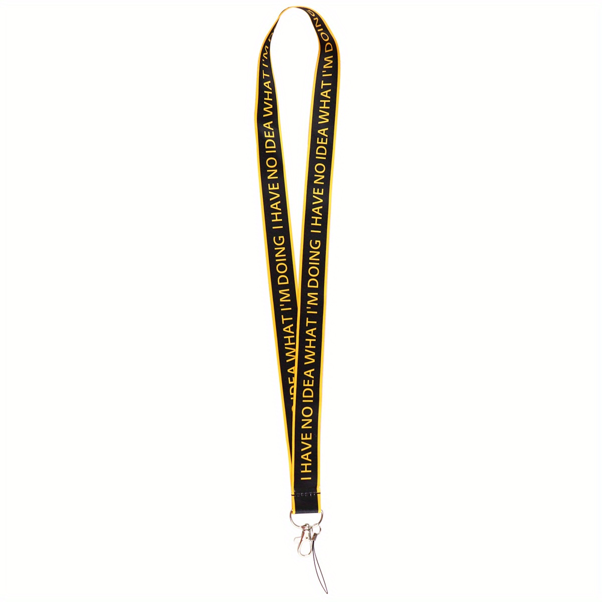 1pc Letter Neck Strap Lanyards Keychain Badge Holder Id Card Hanging Rope Phone Charm Accessories Gift For Men