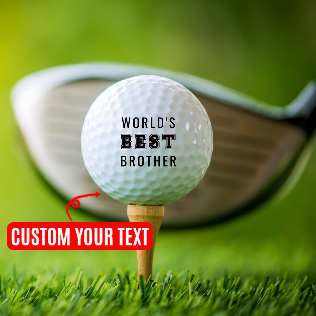 World's Best Brother Sports Lettering Golf Balls - Temu