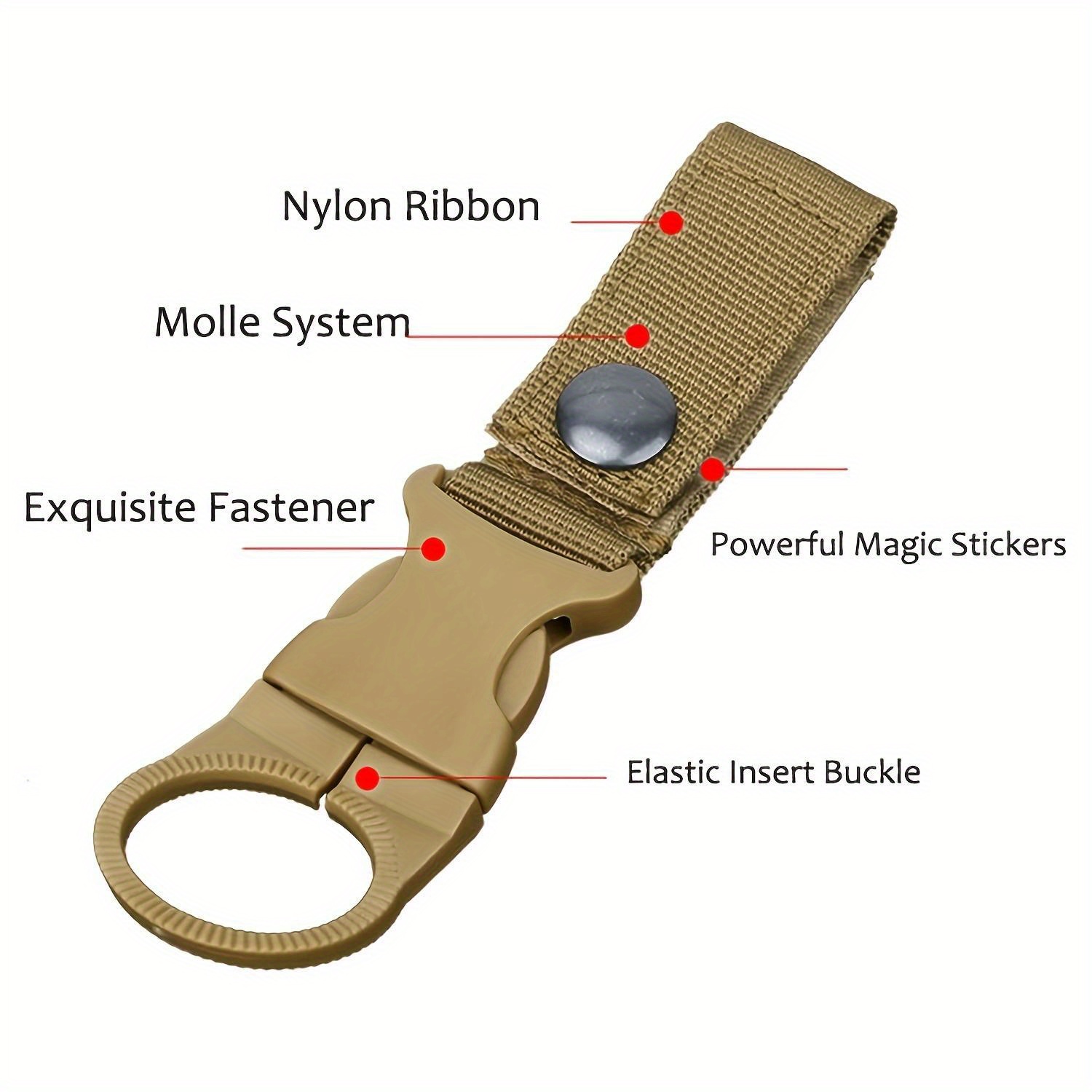 1pc Easy-Carry Bottle Clip for On-the-Go Hydration - Perfect for Outdoor Adventures