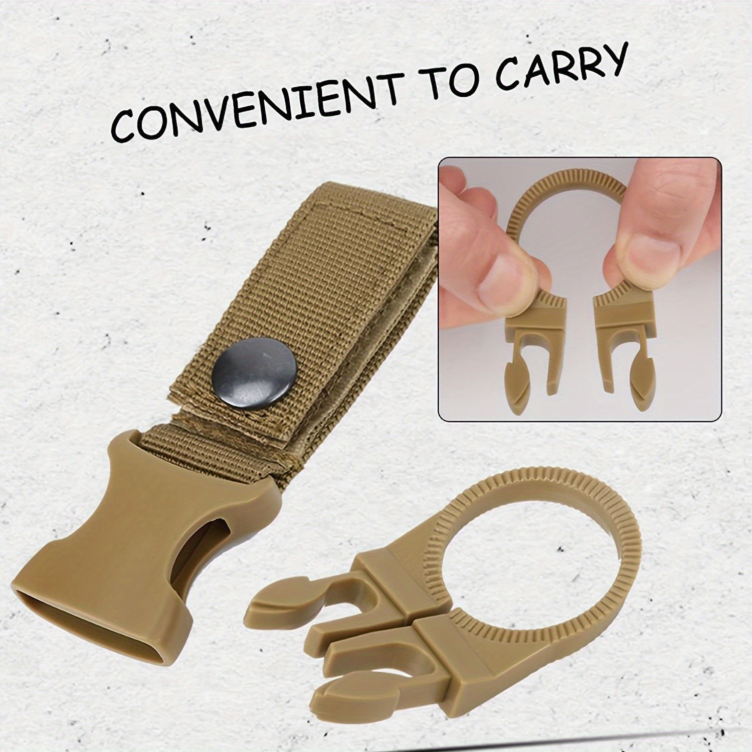 1pc Easy-Carry Bottle Clip for On-the-Go Hydration - Perfect for Outdoor Adventures