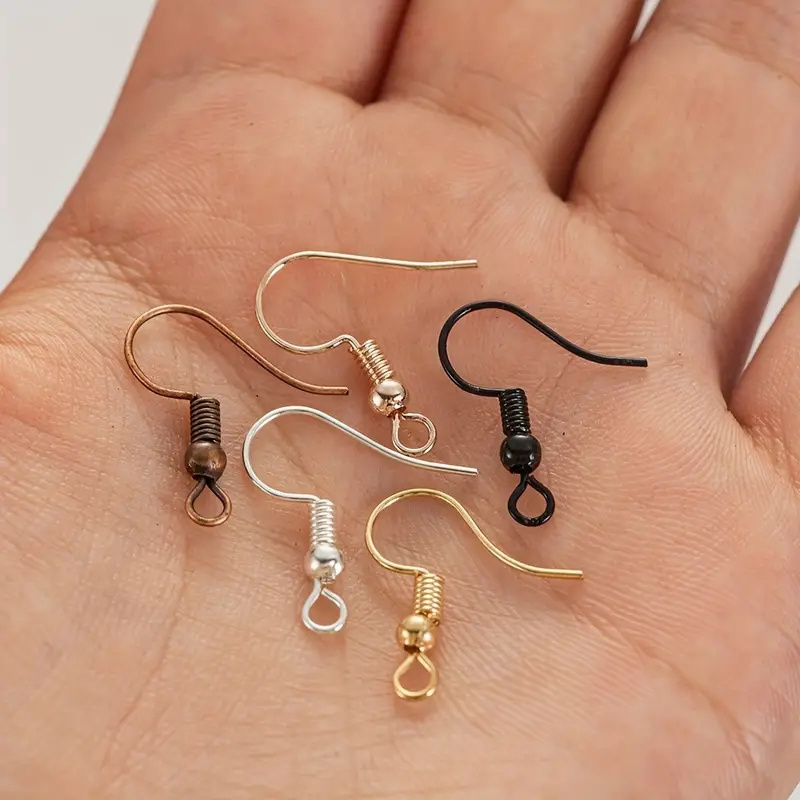 

20pcs 19*20mm Alloy Earring Hooks, Earring Clasps Finding For Jewelry Making Earring Hooks For Dangle Earrings Making