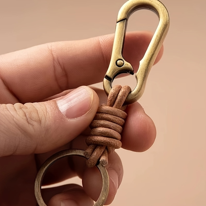 Creative Punk Keychain For Men, Vintage Rope Keychain For Car Key