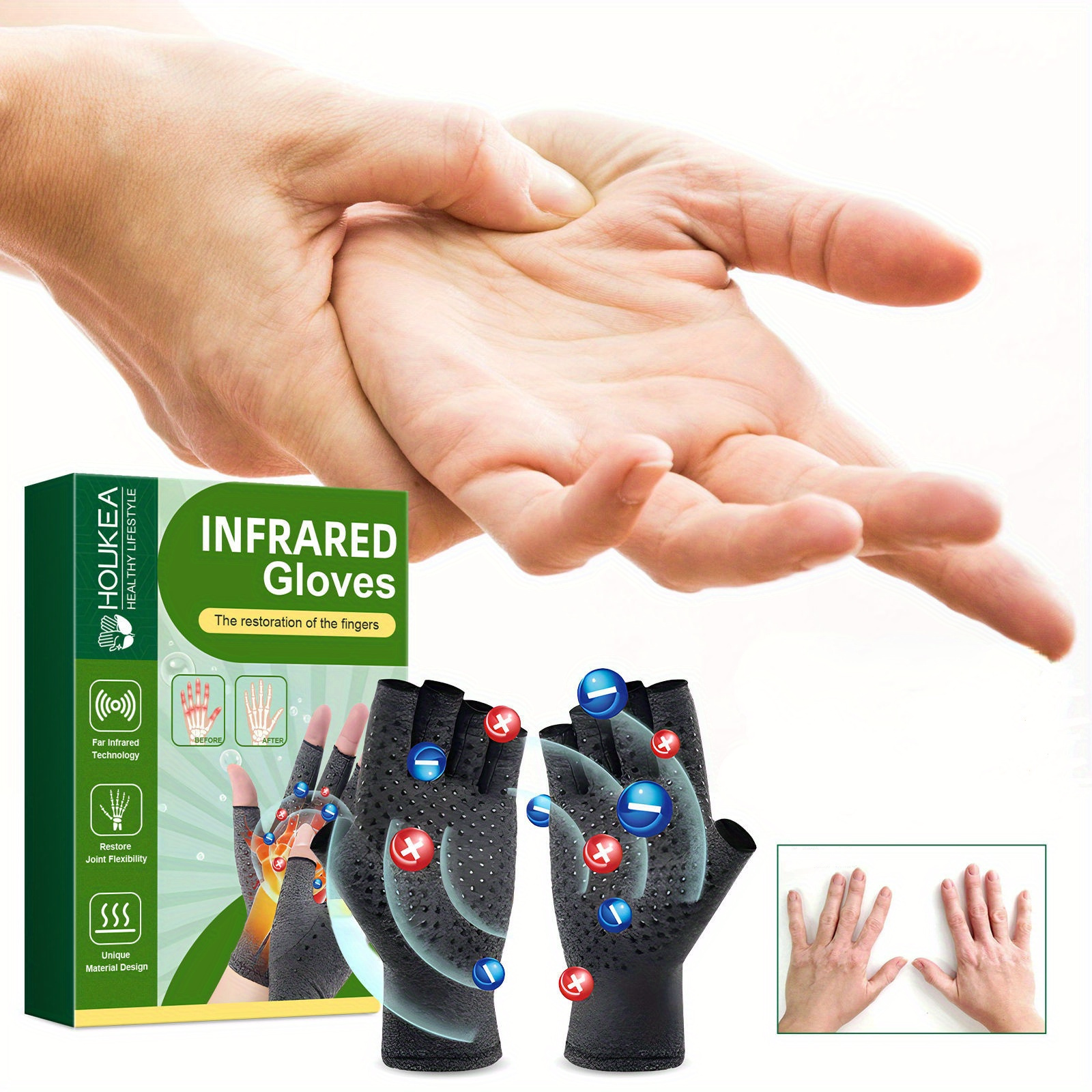 

Joint Care Glove To Thumb Stiffness, Finger Joint Pain, , Discomfort, Nursing Glove