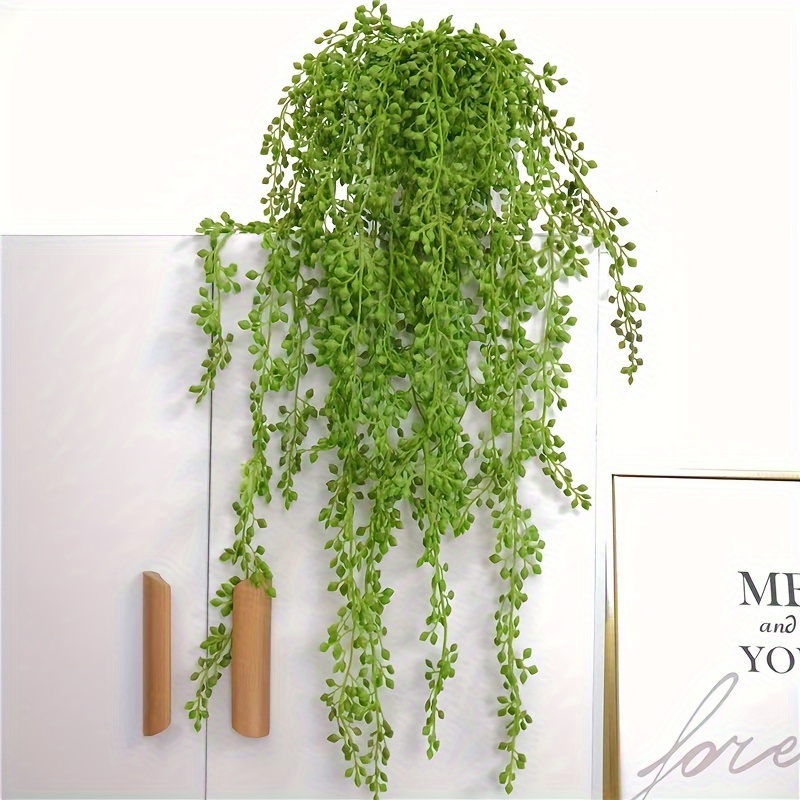 

2-piece Set Of Lifelike Succulent Vines - Perfect For Indoor & Outdoor Decor, Front Door, Windows, And Office Spaces