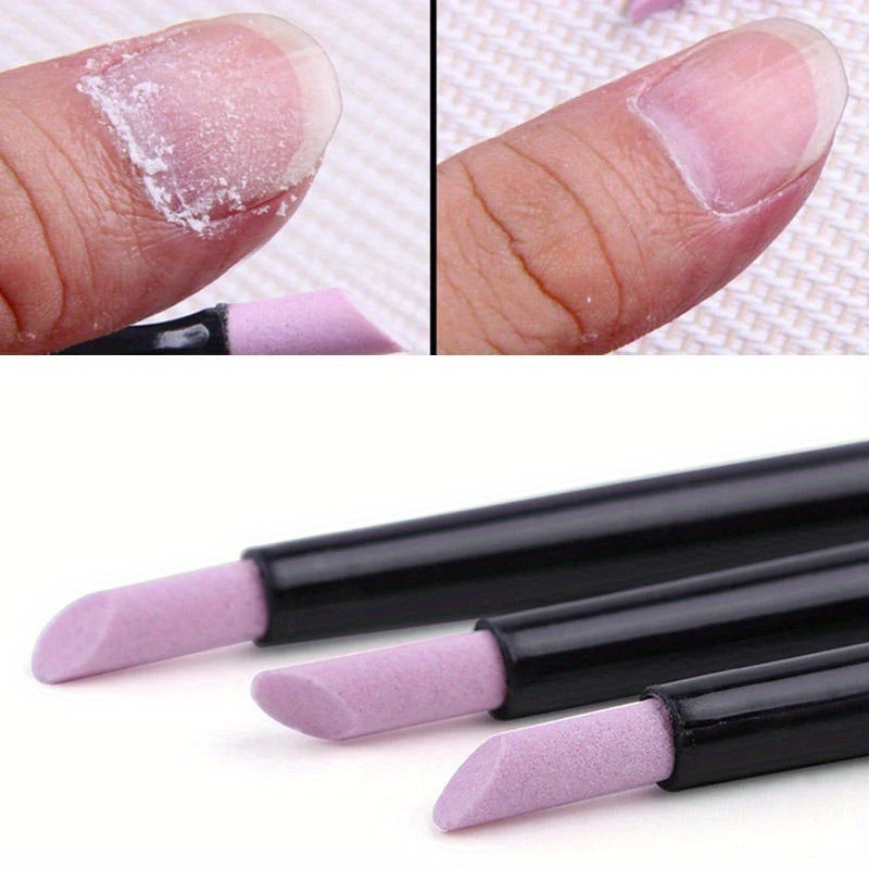 

Quartz Nail File & Buffer Sticks – 1/5pcs Manicure Pen Tools For Cuticle & Dead Skin Removal, Unscented Uv Gel Polish Nail Art Accessories