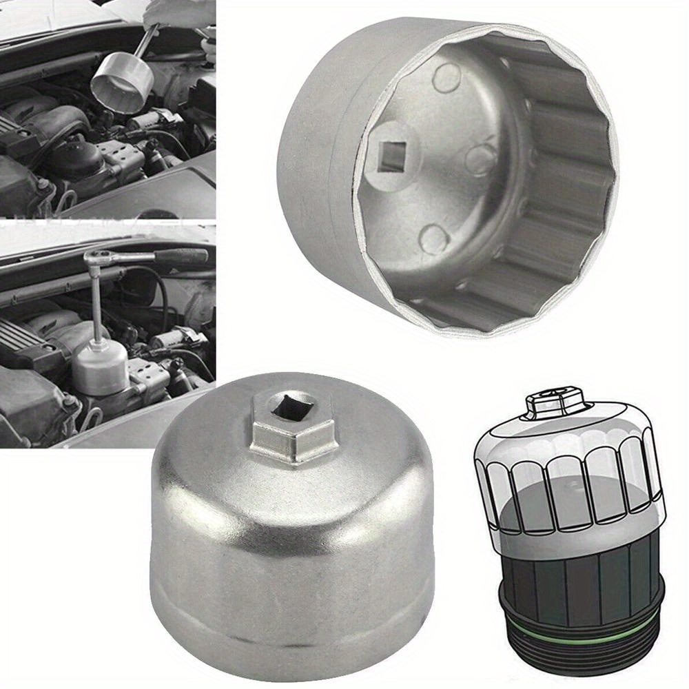 Image of 86mm 16 Flutes Oil Filter Wrench Designed For Oil Filter Housing Caps, A Tool For Removing Oil Filters During Oil .