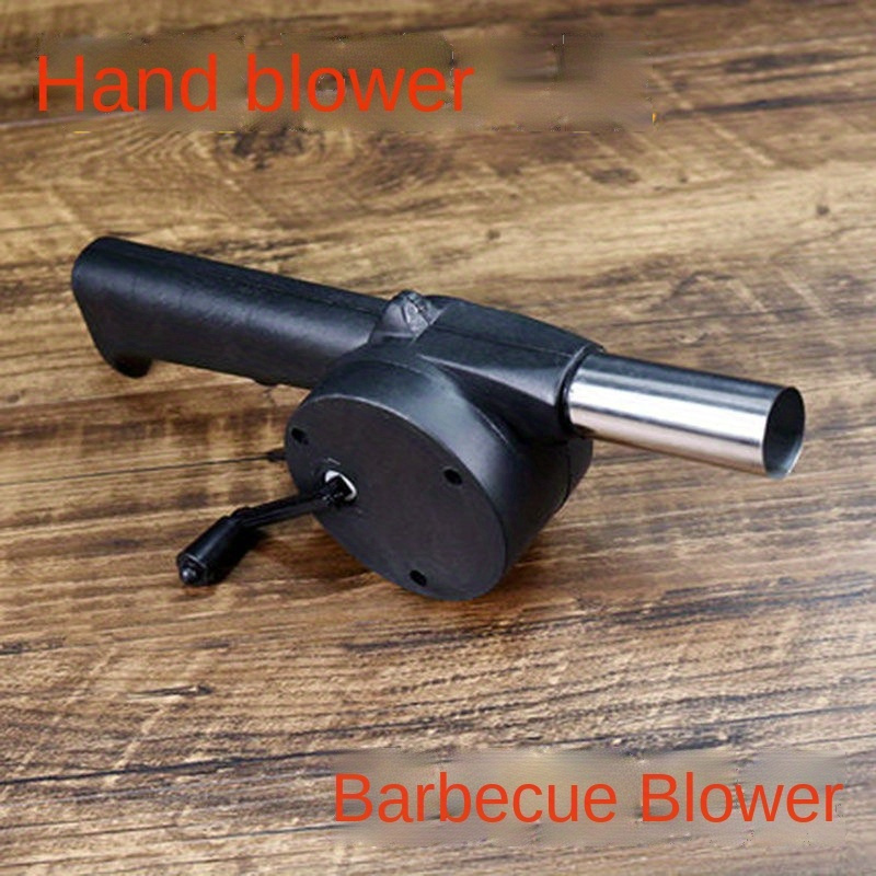 Portable Hand-operated Blower For Bbq, Camping, And Fire Making - Efficient And Easy-to-use Stove Accessory