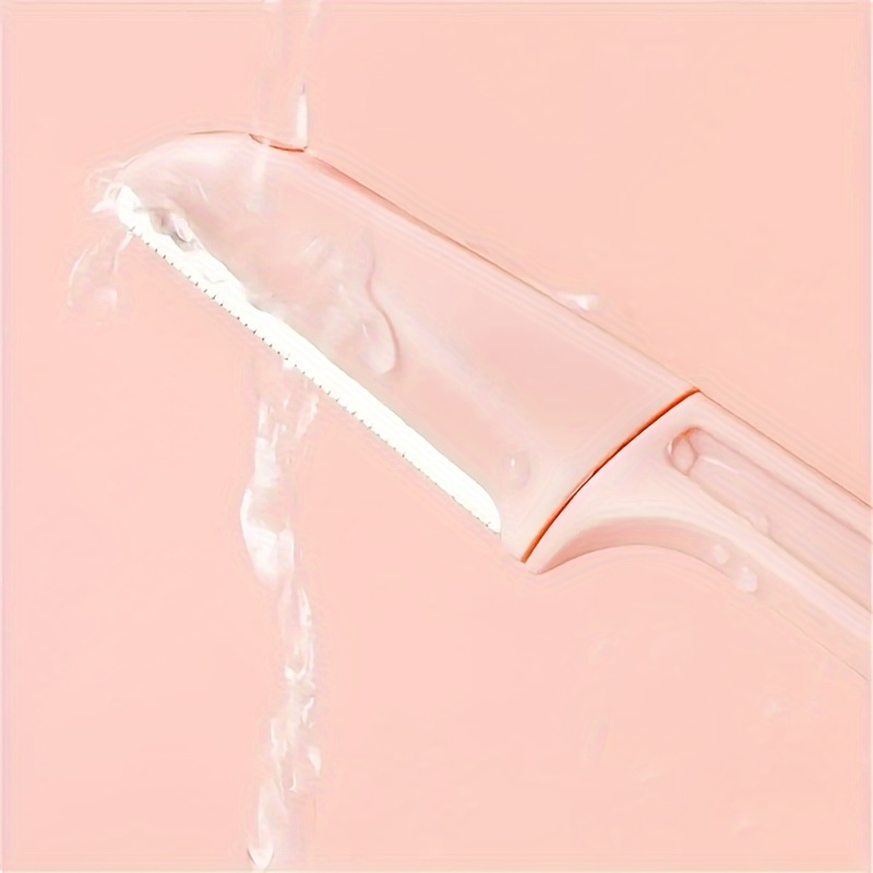 1/3/4件装折叠式眉毛剃刀面部剃刀，适用于男女，眉毛修剪器和剃须刀带梳子，安全且适合新手使用 详情 2