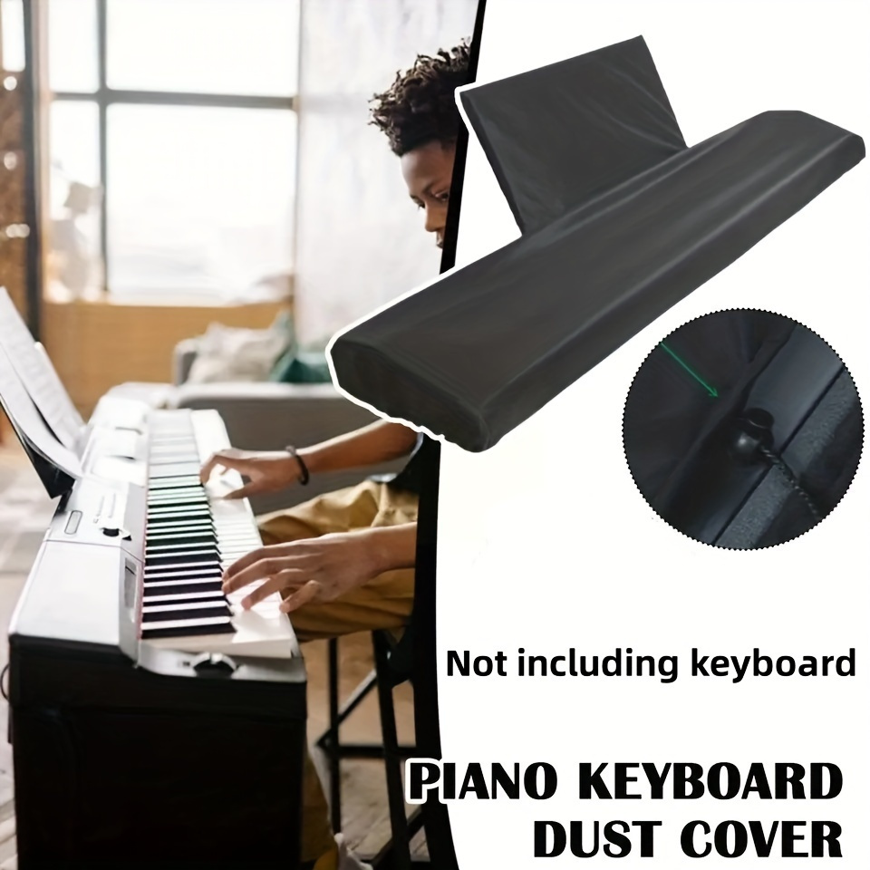 

88 Keys Electronic Keyboard Digital Piano Dust Cover Adjustable Cord Dustproof Piano Keyboard Storage Bag Piano Cover