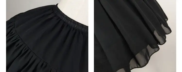 регулируемый двойной обод пышной юбки полурубашка косплей подюбник для женщин повседневное использование детали 5