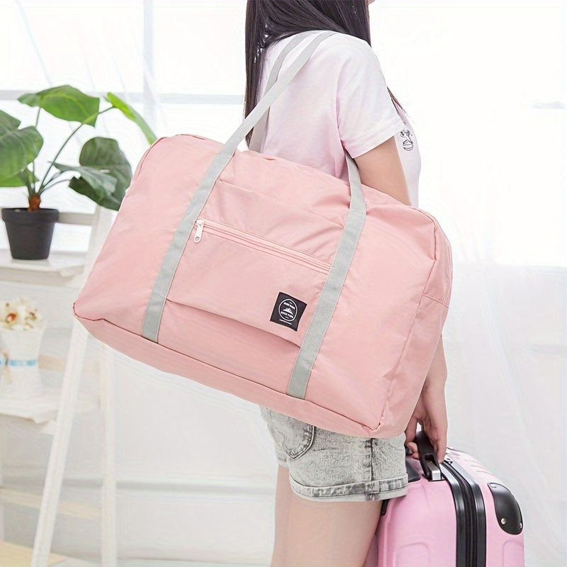 

Foldable Large-capacity Travel Storage Bag, Lightweight Multi Duffel Handbag, Portable Luggage Bag With Zipper
