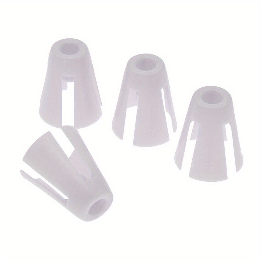 4pcs sewing machine spool stand pegs white plastic fixed claws bobbin holders sewing accessory details 5