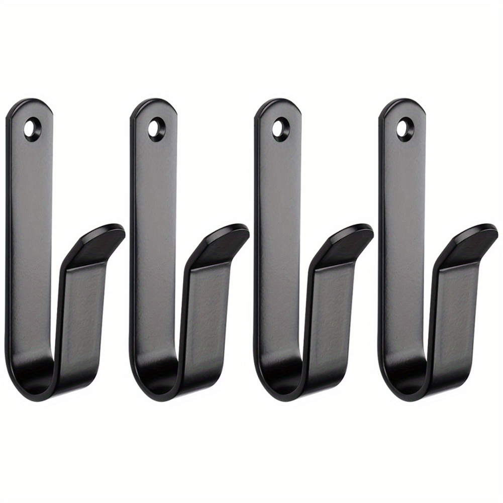 TEMU 4pcs Snowboard Storage Display Rack For Home And Garage - Space-saving Vertical Mounting With Secure Clamps, Durable Metal Construction, Ideal