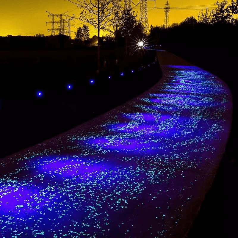 

10000pcs/bag Fluorescent Small Stones, Luminous Pebbles, Glow In The Dark Stones, Diy Outdoor Decoration For Aquarium, Yard, Bonsai, Pathway, Fish Tank And Flower Pot, Party And Festival Decorations