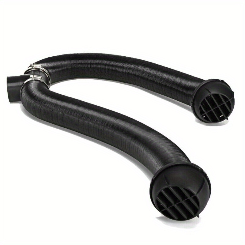 

1 Set 60mm Pipe Ducting T Piece + Warm Air Outlet Vent Hose Clip Kit For Heater