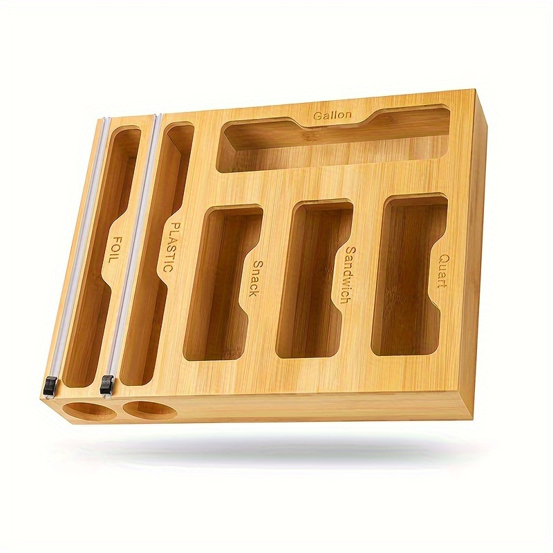 Storage Container Bamboo Wooden 2/3/4/6 compartment Box - Temu