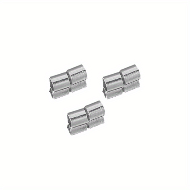 Image of 50pcs/pack 1.5mm, 2mm, 2.5mm Stainless Steel Positioning Tube Crimp Beads For Diy Necklace Bracelet Jewelry Making Accessories