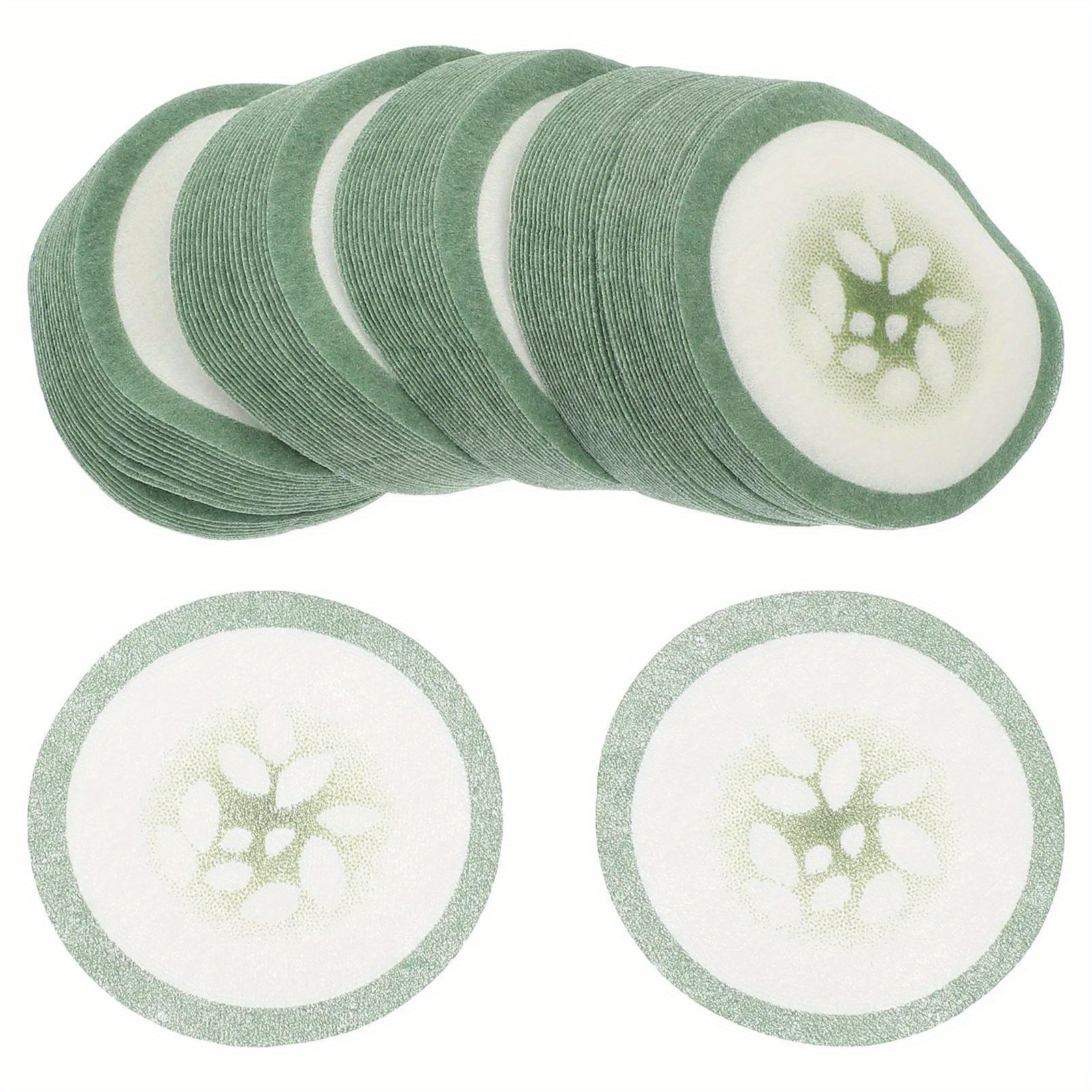 

100-pack Soothing Cucumber Eye Mask Patches, Moisturizing Skincare For All Skin Types, Chemical-free, Refreshing Green Design