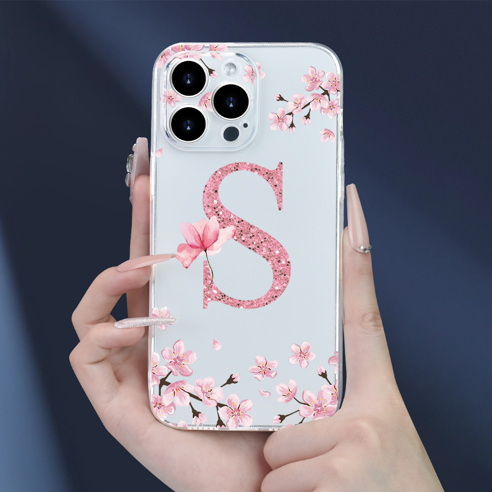 

Simple Letter S Pattern Tpu Phone Case, Suitable For 15 14 13 12 11 Xs Xr X 7 8 Plus Pro Max Mini