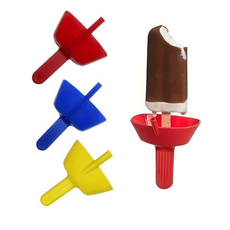 

3pcs, Popsicle Holder With Straw, Drip Free Popsicle Holder, Treats Holder With Straw, Reusable Drip Free Popsicle Holder, Drip Free Popsicle Holders For Kids, Kitchen Accessaries