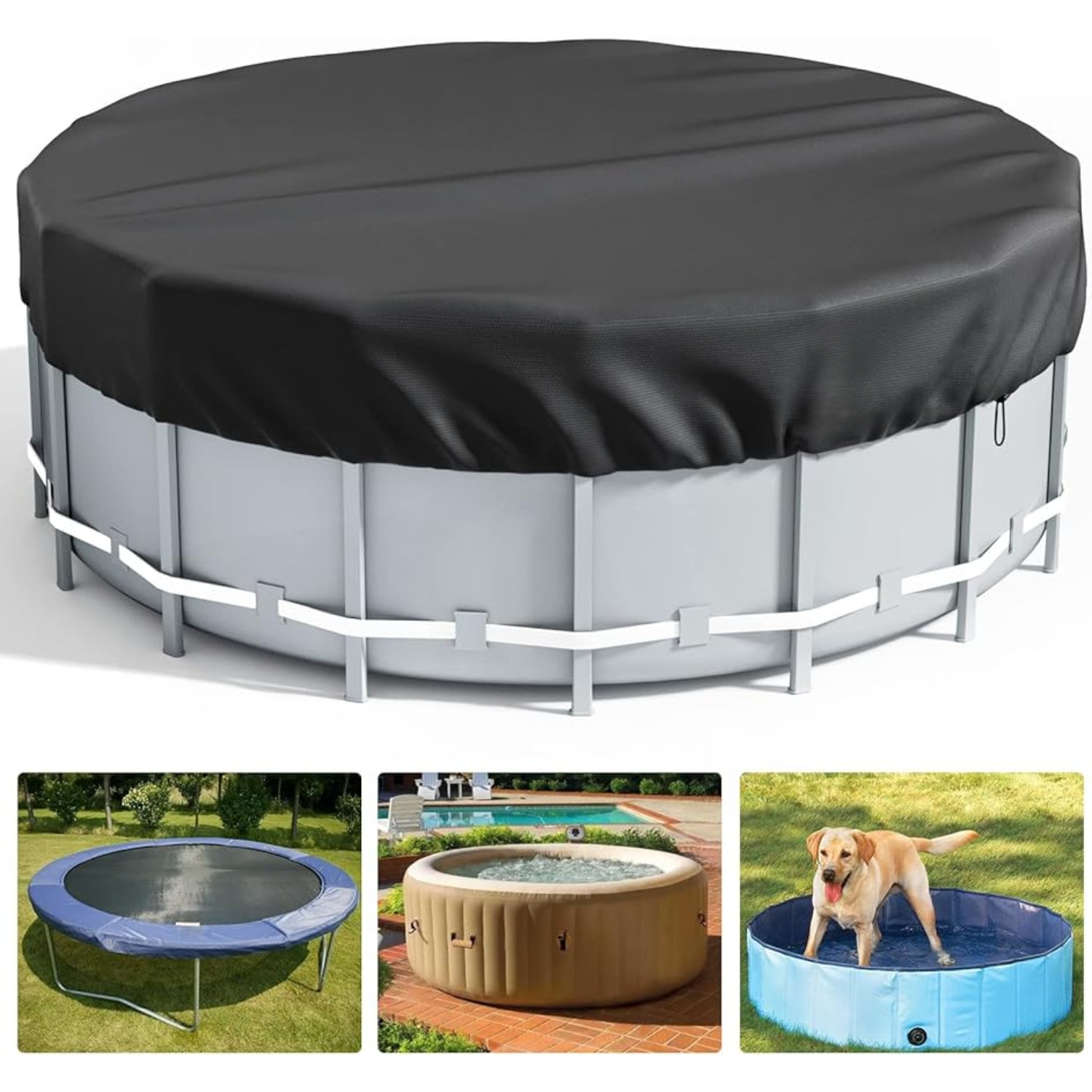 Pool Cover Solid Color Pool Roll Blanket Cover Material: - Temu