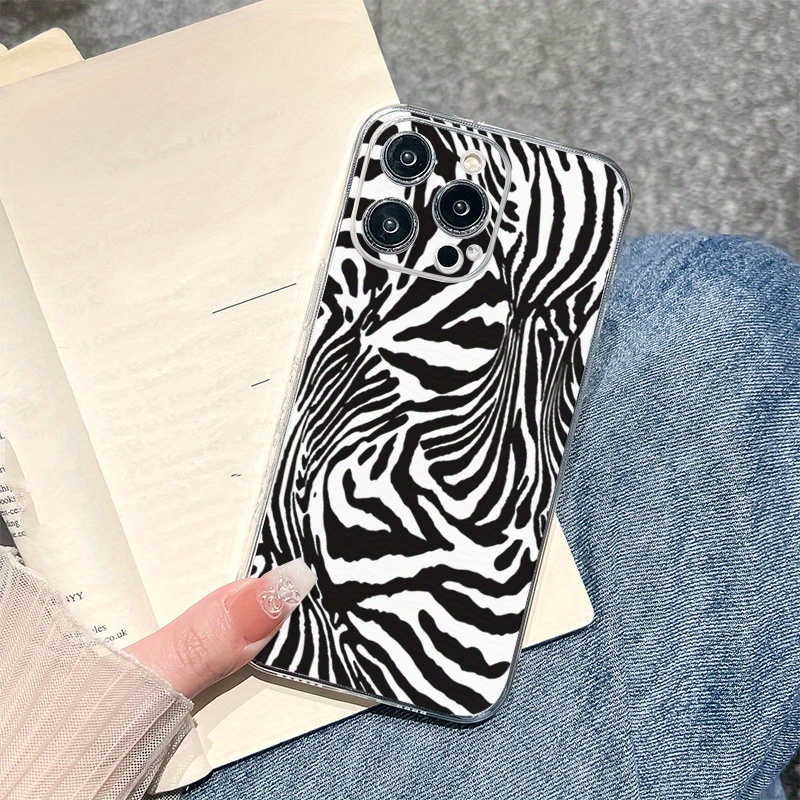 

Classic Zebra Stripes Print Phone Case Suitable For 15 14 13 12 11 Xs Xr X 7 8 Plus Pro Max