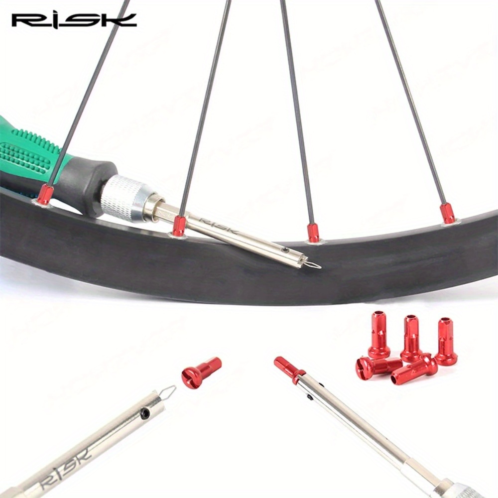 

Risk Bike Screwdriver Set - Steel, Includes Bit, & Wrench For Easy Rim & Cap Removal And Installation