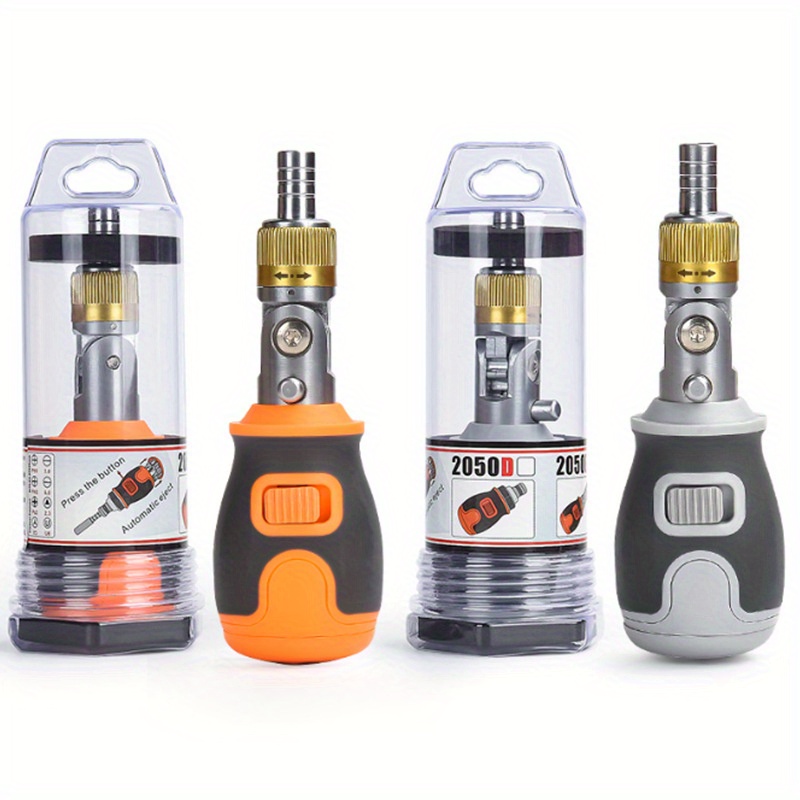 

Combination Set 8-in-1 Multi-angle Two-way Ratchet Screwdriver Phillips Slotted Cone Torx Screwdriver