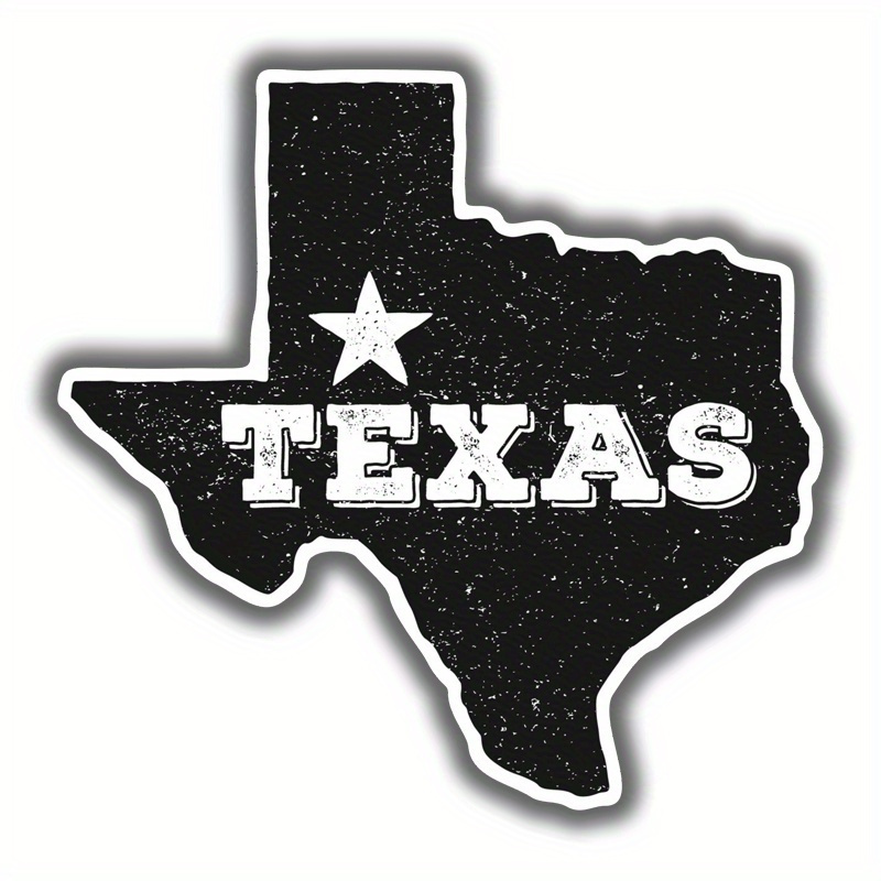 

Texas Shaped Garbage Stickers, Car Truck Windows, Vinyl Stickers For Laptop Bottle Car Truck Motorcycle Vehicle Window Wall Cup Fishing Boat Skateboard Decals Accessories