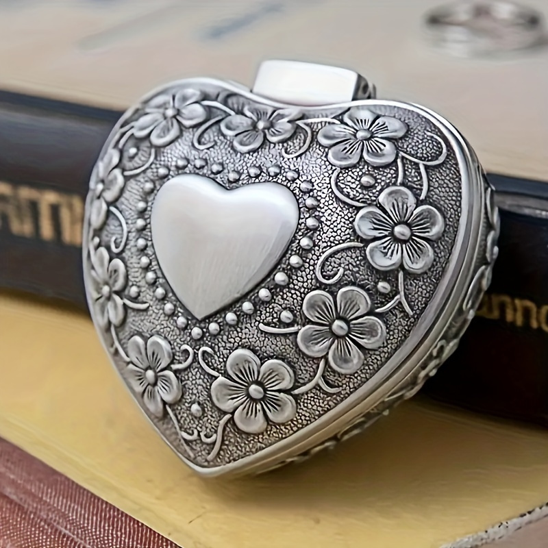 Cheap (Nikita) Jewelry Box Vintage Wood Handmade Box With Mini Metal Lock For Storing Jewelry Treasure Pearl