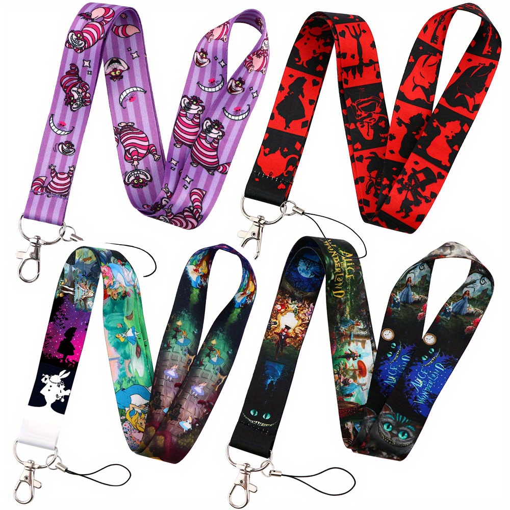 

1pc Lanyard Keychain Id Credit Card Cover Pass Mobile Phone Charm Neck Straps Badge Holder Key Holder Accessories